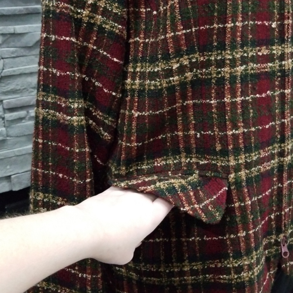 Donated. Sag Harbor plaid jacket. - Picture 2 of 6